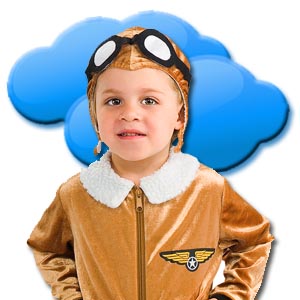 boy aviation costume